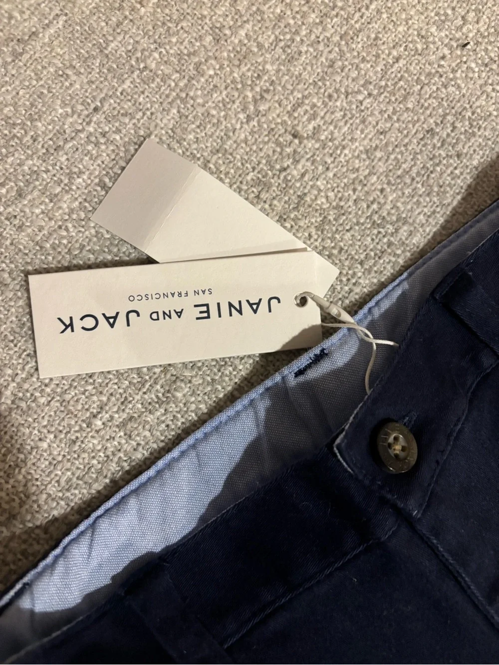 NWT Janie & Jack Navy Pants - Picture 2 of 7